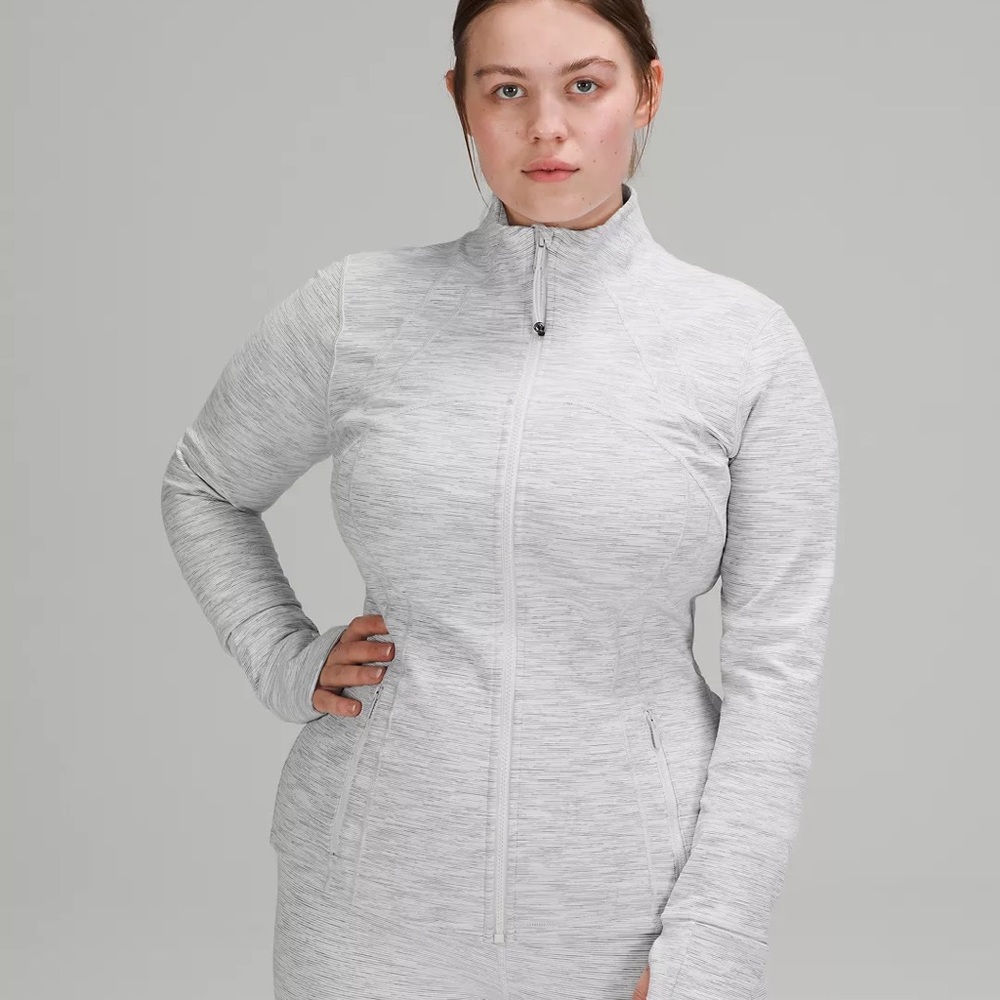 Lululemon define jacket in color wee are from space nimbus battleship size 6